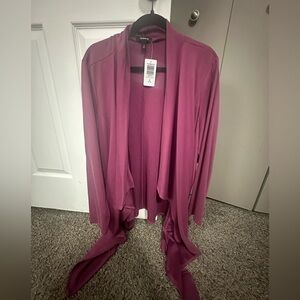 Torrid Rich Purple Cardigan